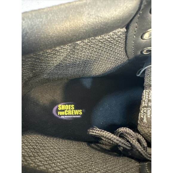 Shoes for Crews Slip Resistant Men's Lace-Up Work Boots Size 13W - Picture 9 of 10